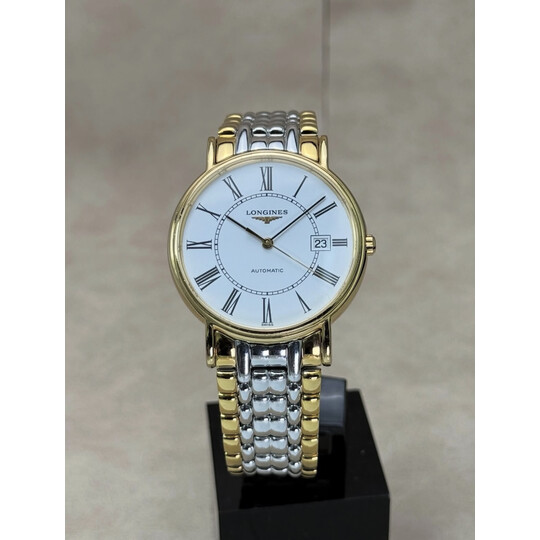 39mm • 2000s 2-Tone Longines Présence ref.L4.921.2 Automatic